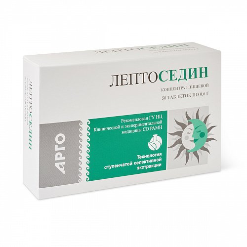 Концентрат пищевой «Лептоседин», таблетки, 50 шт